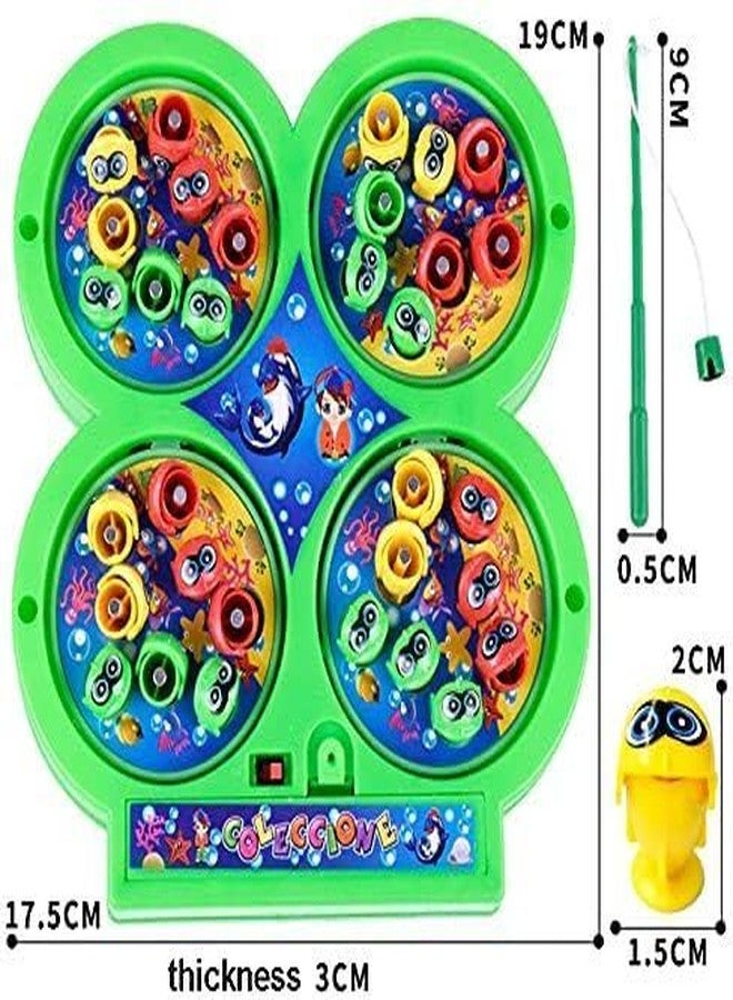 Crazy Buy CrazyBuy Fishing and Catching Game Toy Set with Music for Kids Party & Fun Games (Blue, Pink, Purple, Yellow) - Image 2